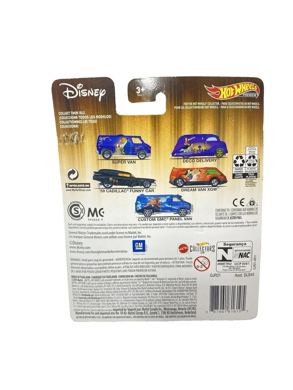 Hot Wheels Walt Disney Classics Mulan Dream Van XGW Real Riders 4/5 New*Read*